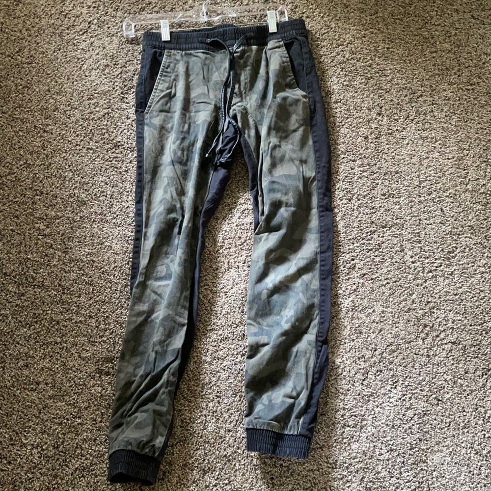 Black and Camo Joggers